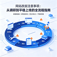 嘉兴建站-网站改版注意事项：从调研到平稳上线的全流程指南