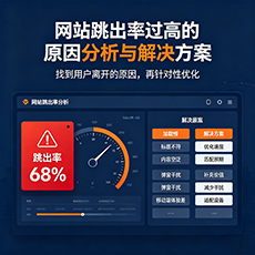 嘉兴建站-网站跳出率过高的原因分析与解决方案