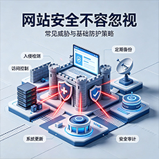 嘉兴建站-网站安全不容忽视:常见威胁与基础防护策略