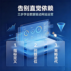 嘉兴建站-告别直觉依赖：三步学会数据驱动网站运营