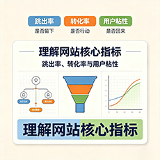 嘉兴建站-理解网站核心指标：跳出率、转化率与用户粘性