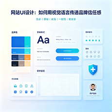 嘉兴建站-网站UI设计：如何用视觉语言传递品牌信任感