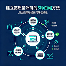 嘉兴建站-建立高质量外链的5种白帽方法